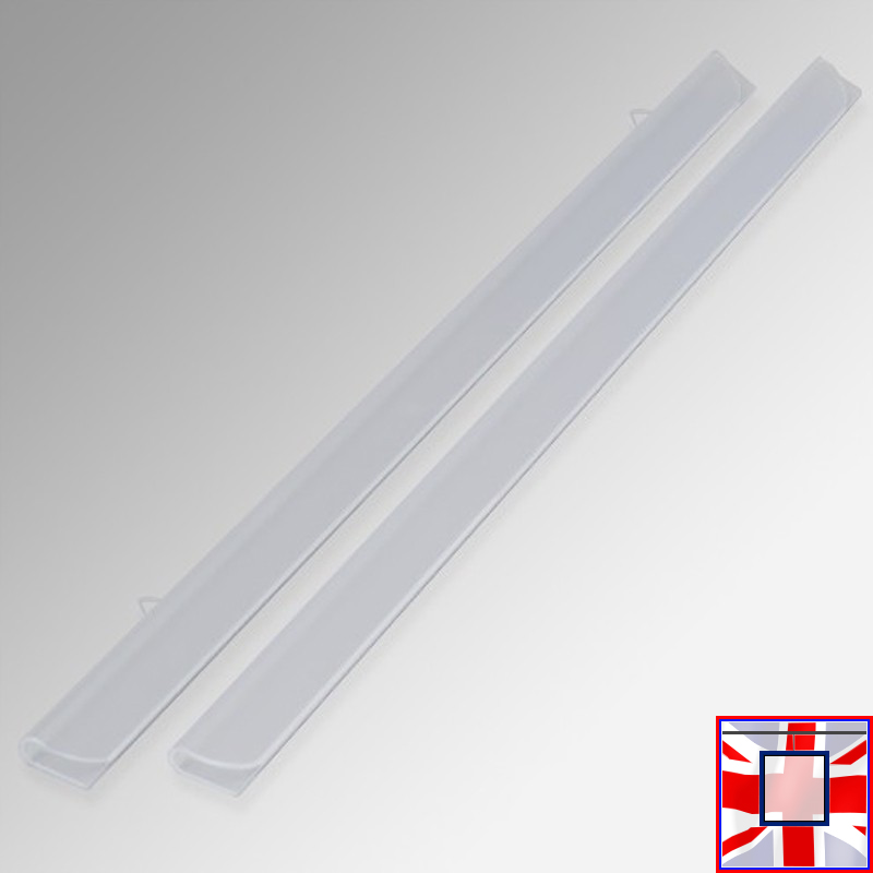 Clear Strips x2 for Drawings, Maps, Graphics (30 to 300cm / Transparent) - Poster Hangers