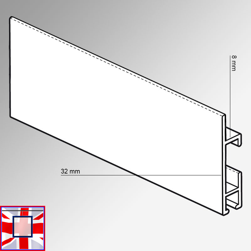 Picture Rail & Hooks for Heavy Frames, Heavy-Duty Clip Rail Max Kit (Wall Hanging