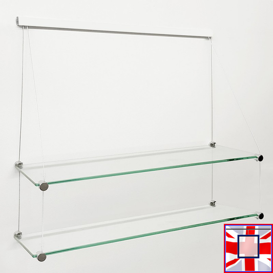 Cables & Supports Only Clip Rail Shelf Kits