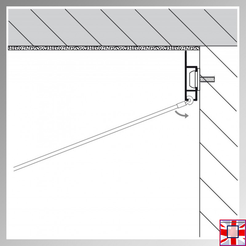 Picture Rail & Hooks for Heavy Frames, Heavy-Duty Clip Rail Max Kit (Wall Hanging