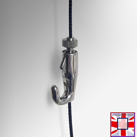 30kg Self-Locking Captain Hook, Extra-Strong Picture Hanger