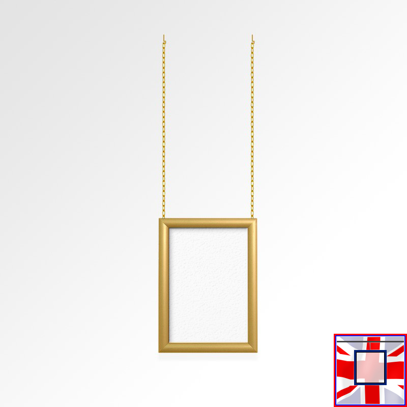 Picture Chain Kit – A4 Click Frame Brass Finish