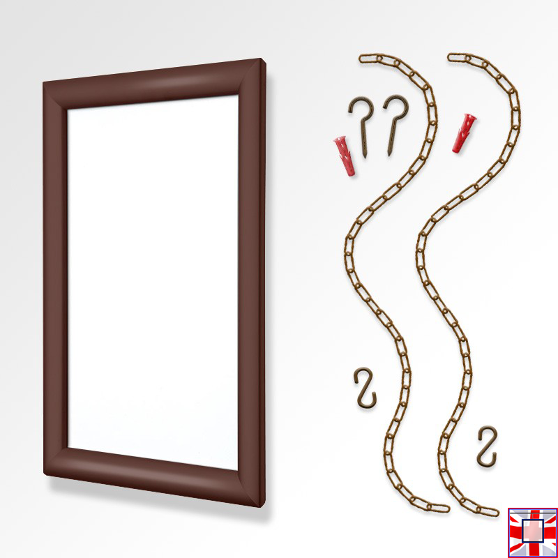 Picture Chain Kit – A4 Click Frame Walnut Finish