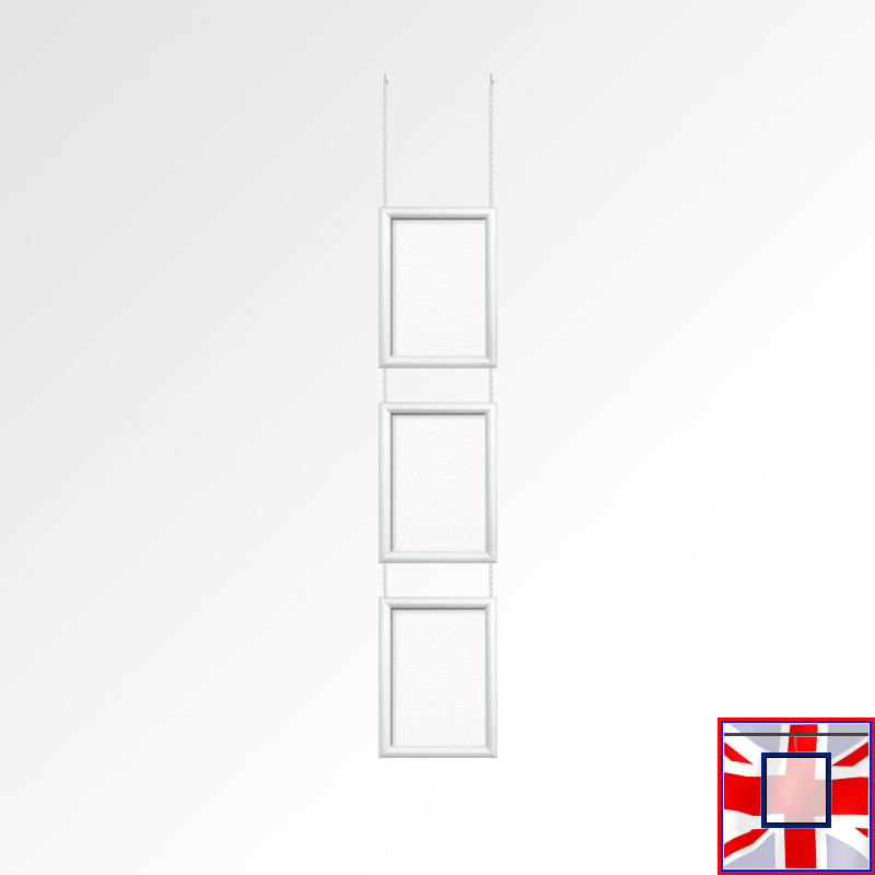 Picture Chain Kit – A4 Click Frame White Finish