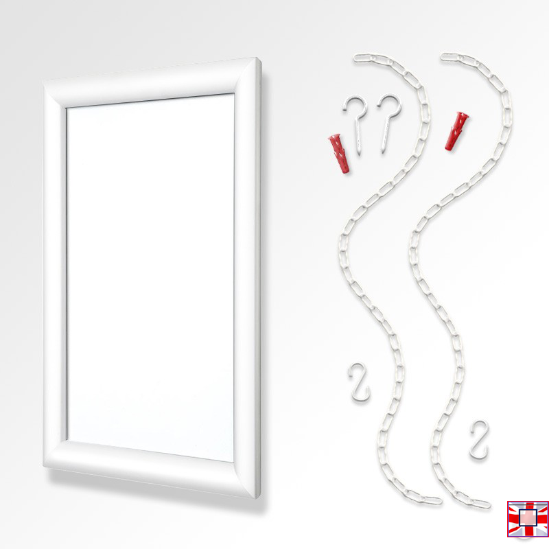 Picture Chain Kit – A4 Click Frame White Finish