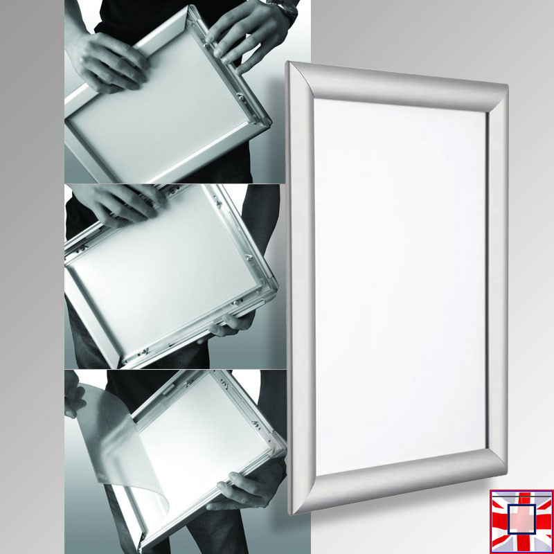 White A4 Frame with Wall Cable Kit