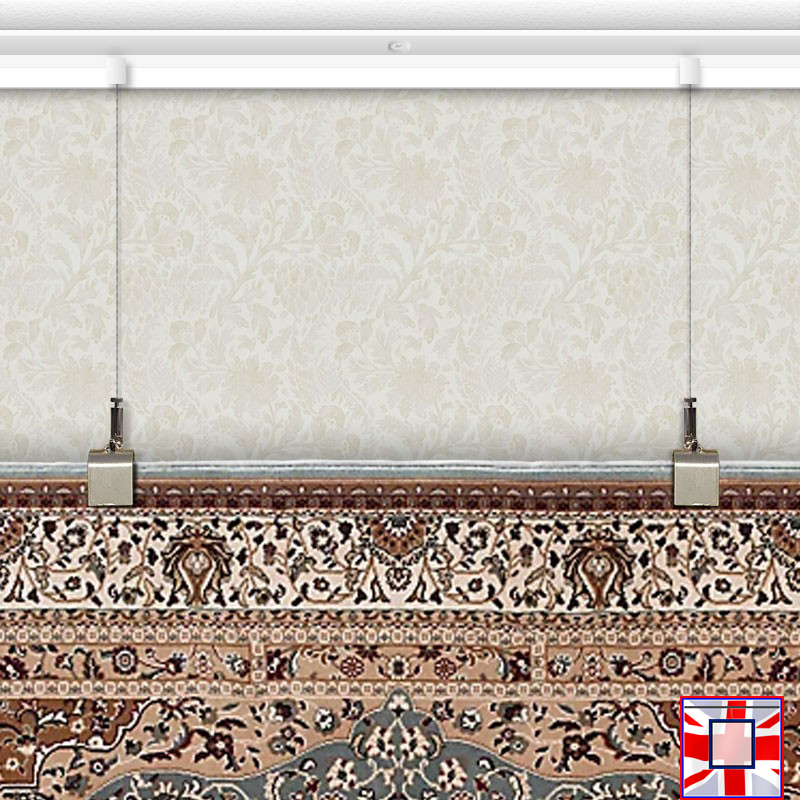 Rug Hanging Solution for C Rail Systems