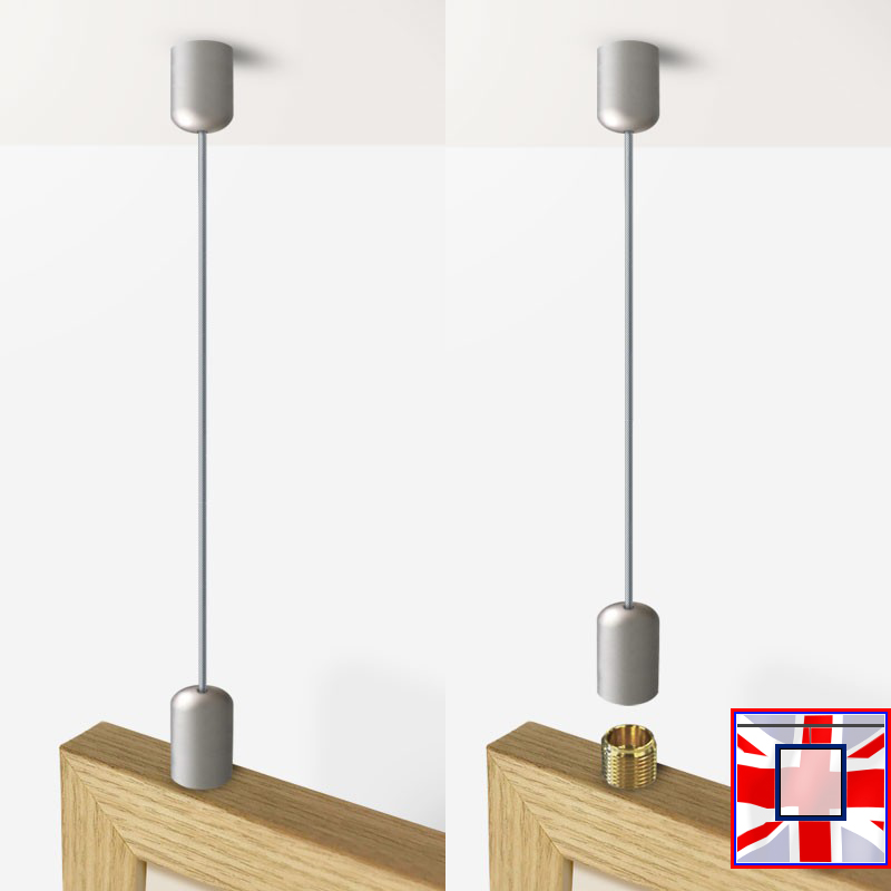 Hanging Cable Kit – 2m Frame-to-Ceiling System