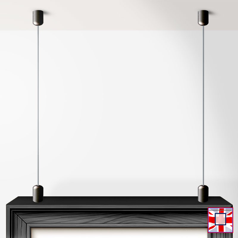 Hanging Cable Kit – 2m Frame-to-Ceiling System
