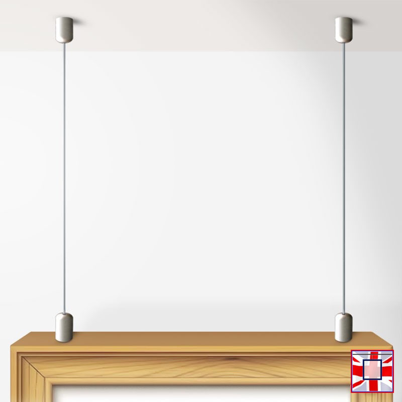 Hanging Cable Kit – 2m Frame-to-Ceiling System