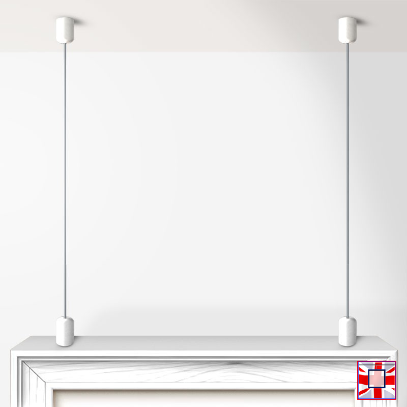 Hanging Cable Kit – 2m Frame-to-Ceiling System