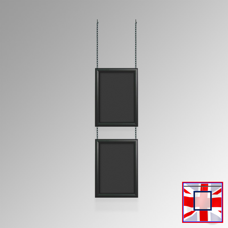 Black Chain Hanging Chalkboard Kit