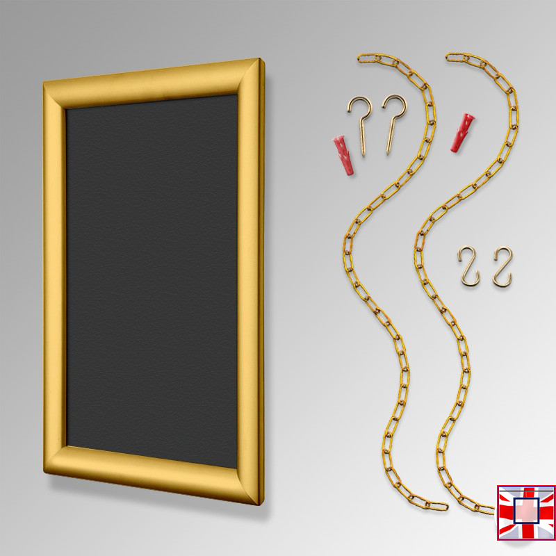 Brass Chain Hanging Chalkboard Kit