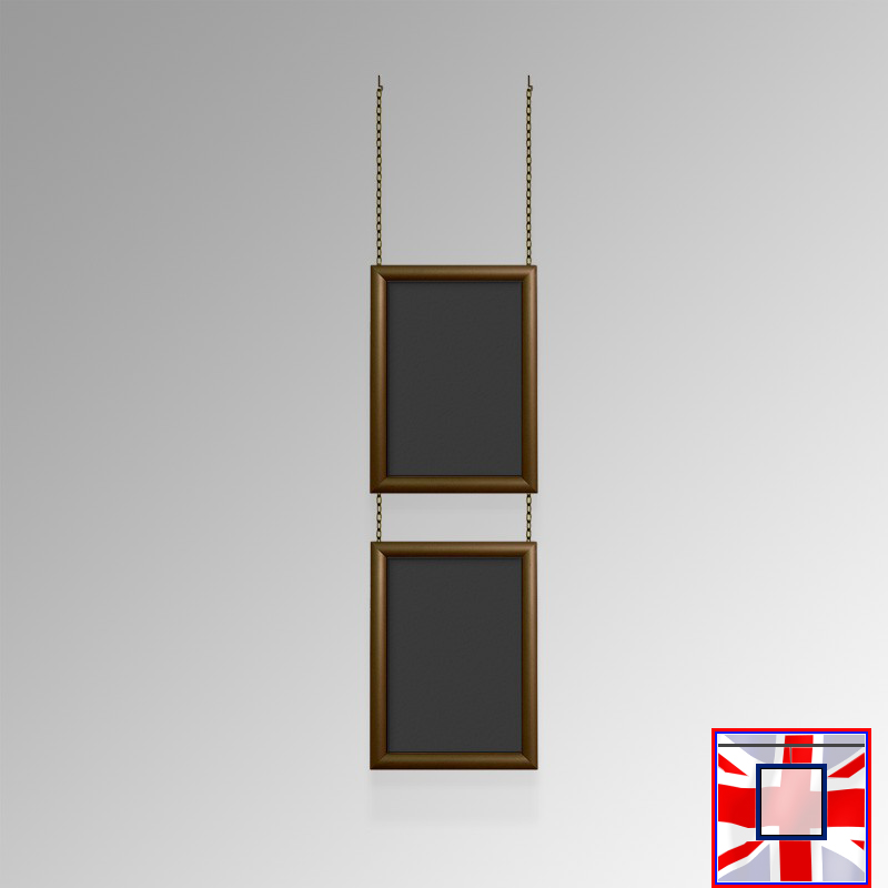 Walnut Chain Hanging Chalkboard Kit