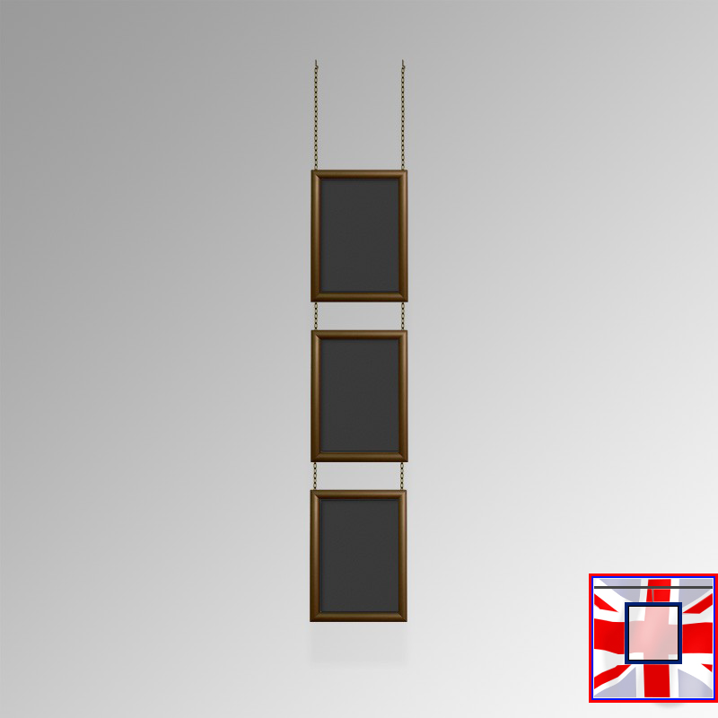 Walnut Chain Hanging Chalkboard Kit