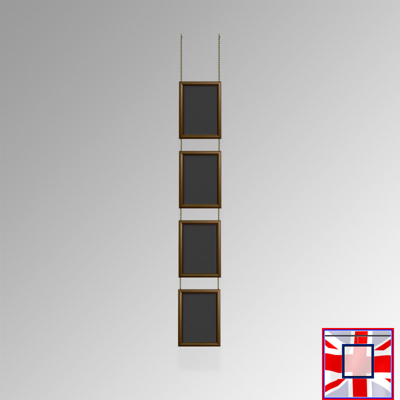 Walnut Chain Hanging Chalkboard Kit
