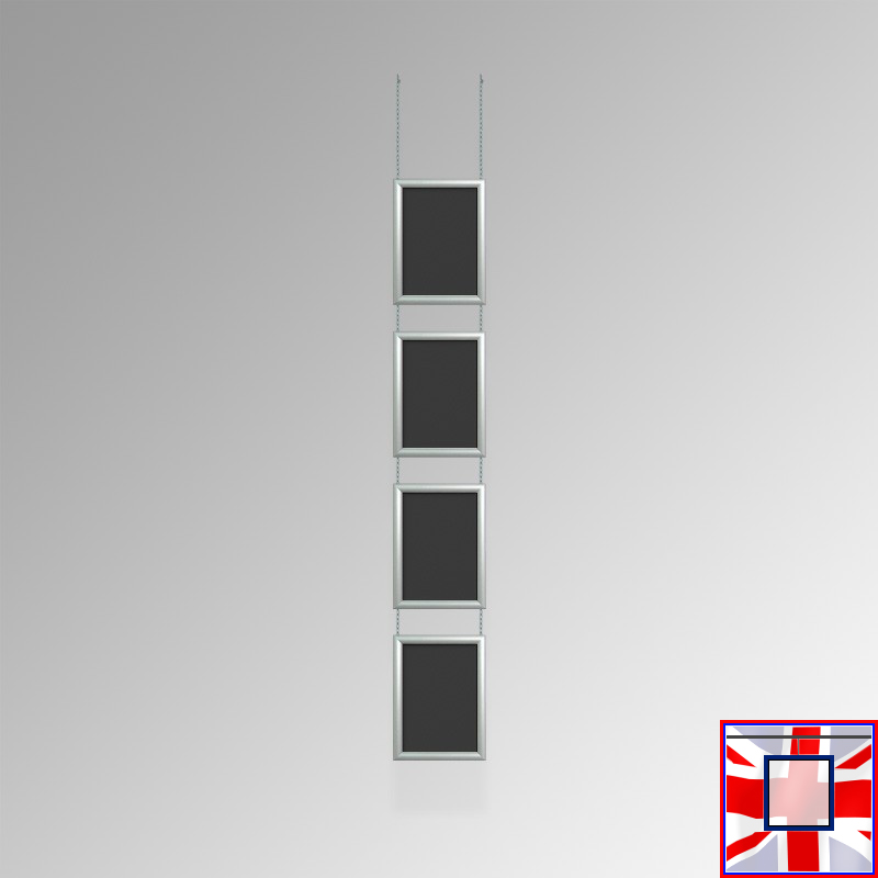 Silver Chain Hanging Chalkboard Kit