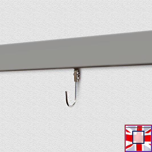 Track Kit & Eyelet Hooks Set (Banner Hanging Rail Clip)