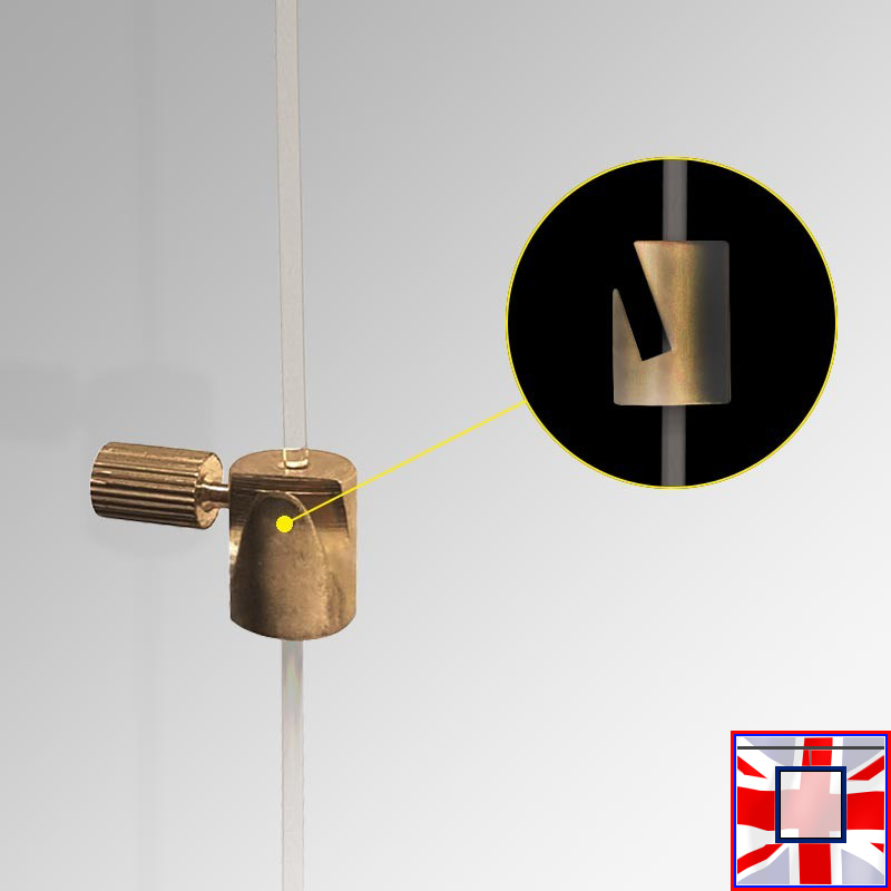 Cylinder Hooks (Brass, 10-Pack) – Holds Up to 10kg for Picture Hanging