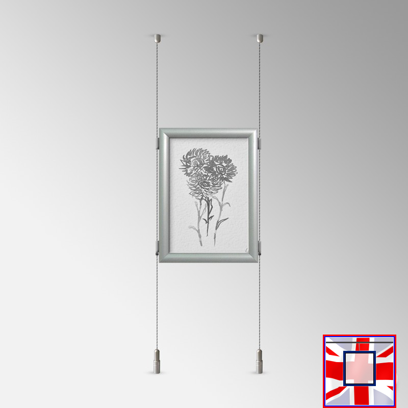 Click Frame Double-Sided & Cables Kit – Ceiling to Floor Set