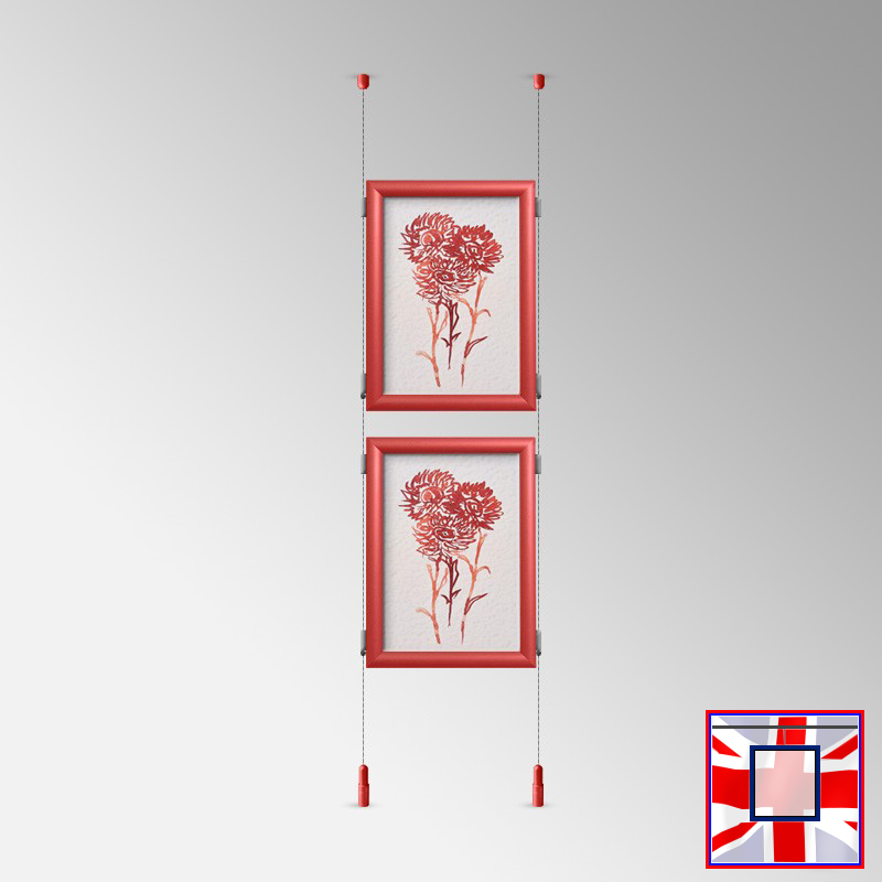 Click Frame Double-Sided & Cables Kit – Ceiling to Floor Set