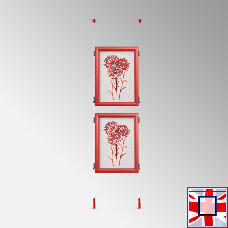 Ceiling to Floor Kit - Click Frame & Double-Sided Cables Set