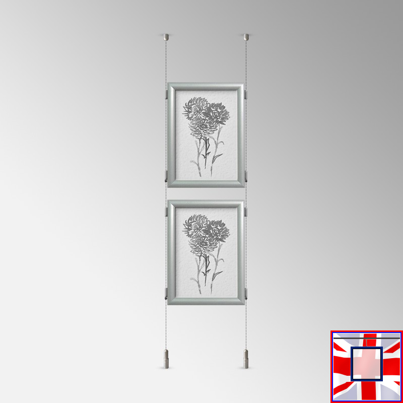 Ceiling to Floor Kit - Click Frame & Double-Sided Cables Set