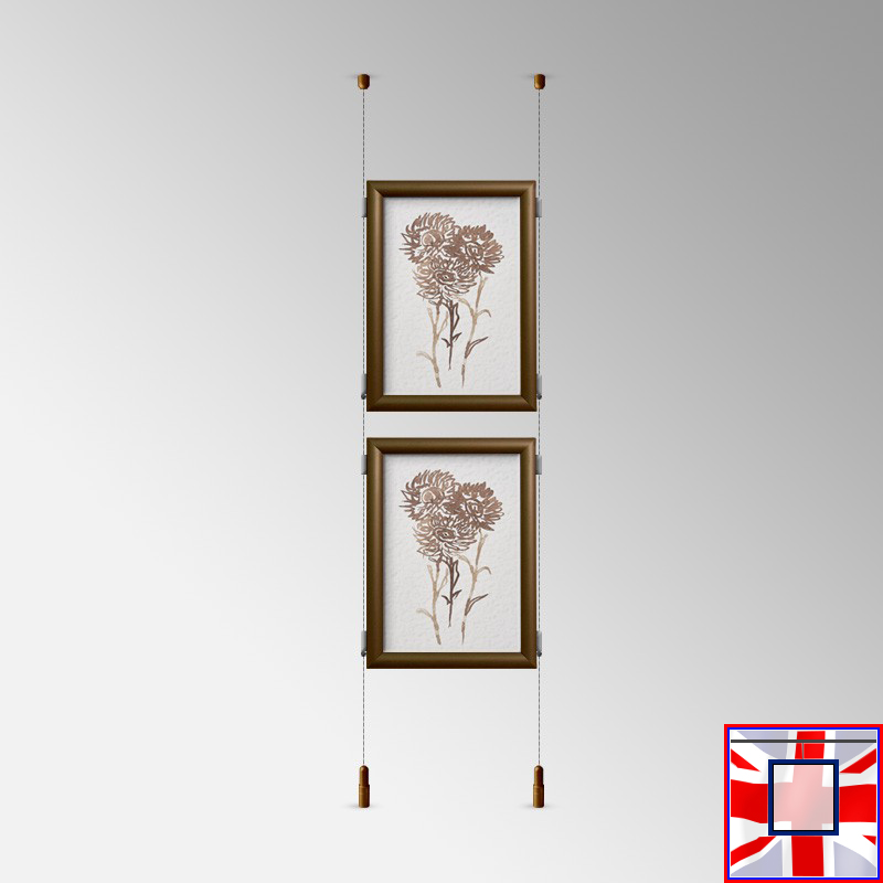 Ceiling to Floor Kit - Click Frame & Double-Sided Cables Set