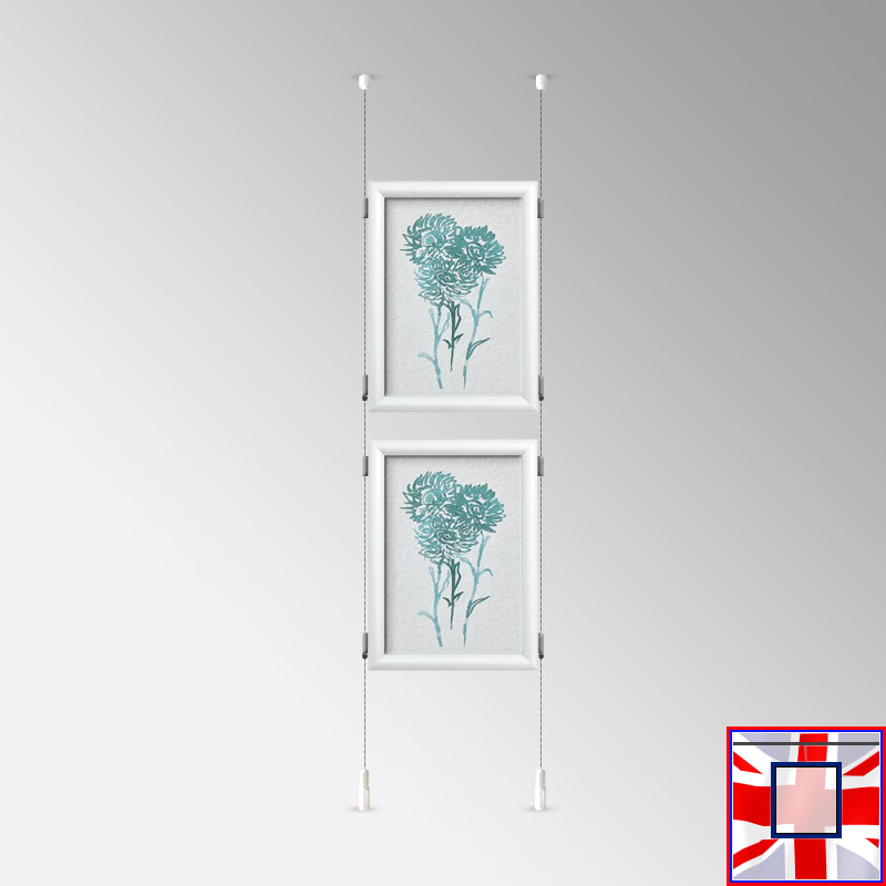 Ceiling to Floor Kit - Click Frame & Double-Sided Cables Set