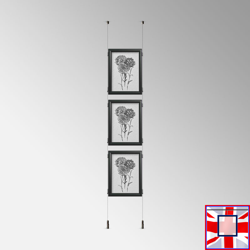 Ceiling to Floor Kit - Click Frame & Double-Sided Cables Set