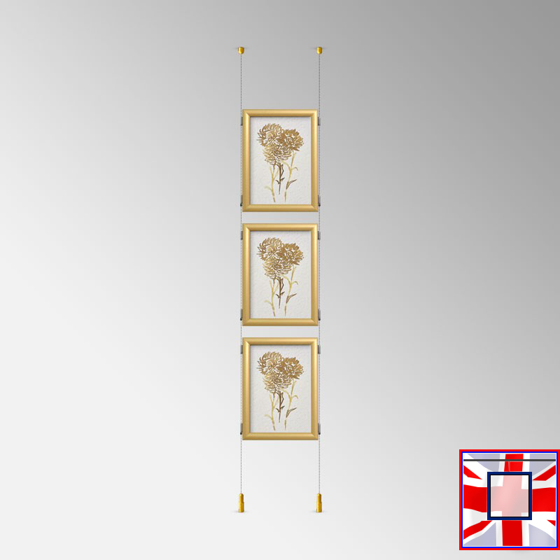 Click Frame Double-Sided & Cables Kit – Ceiling to Floor Set