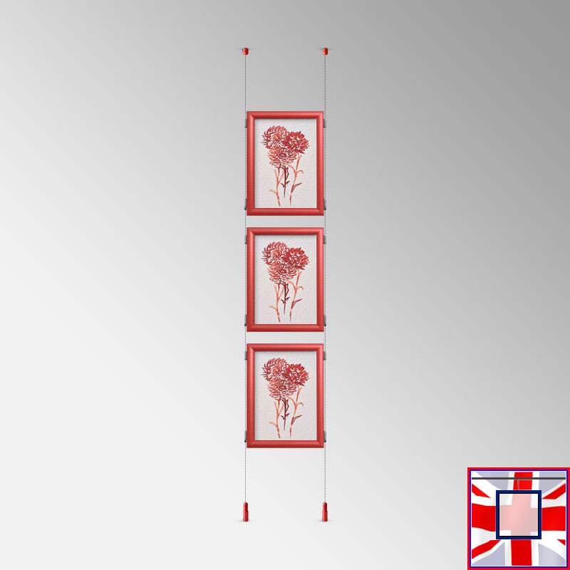 Ceiling to Floor Kit - Click Frame & Double-Sided Cables Set