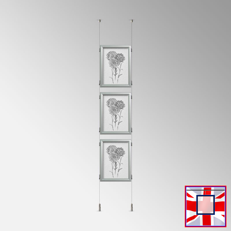 Click Frame Double-Sided & Cables Kit – Ceiling to Floor Set