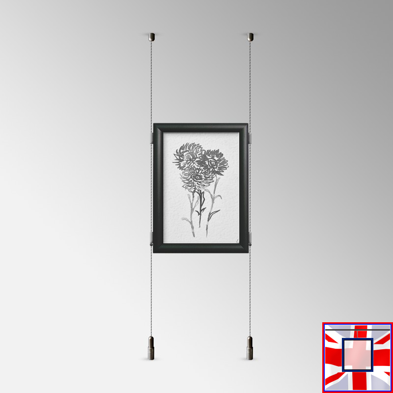 Ceiling to Floor Kit - Click Frame & Double-Sided Cables Set