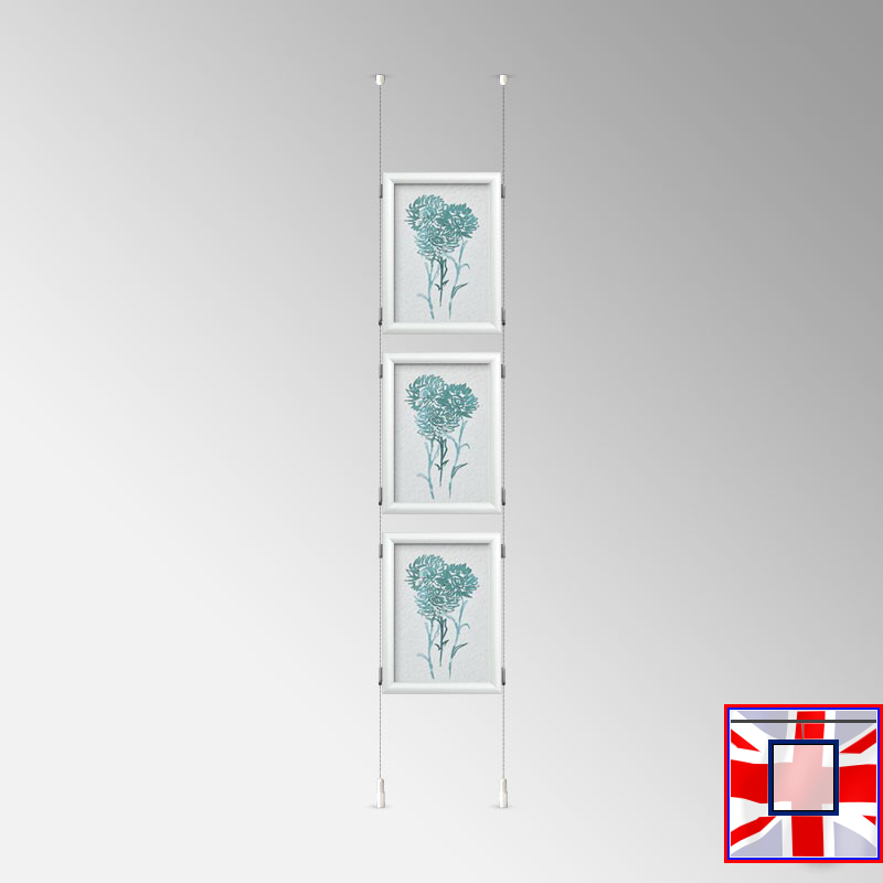 Ceiling to Floor Kit - Click Frame & Double-Sided Cables Set