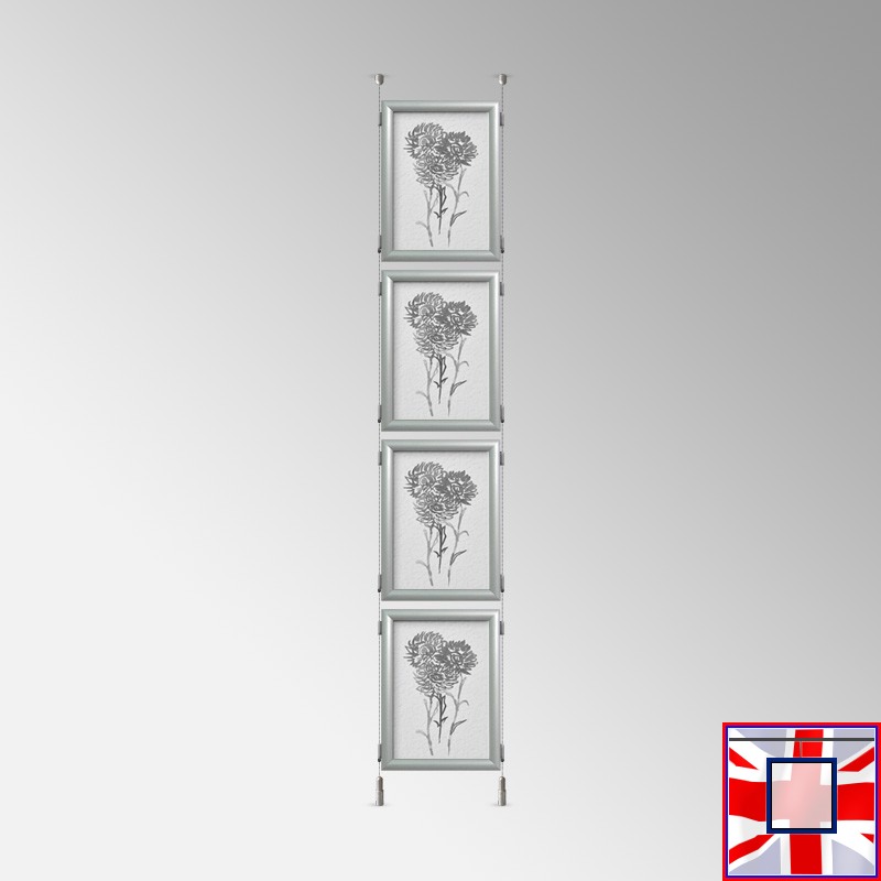 Ceiling to Floor Kit - Click Frame & Double-Sided Cables Set