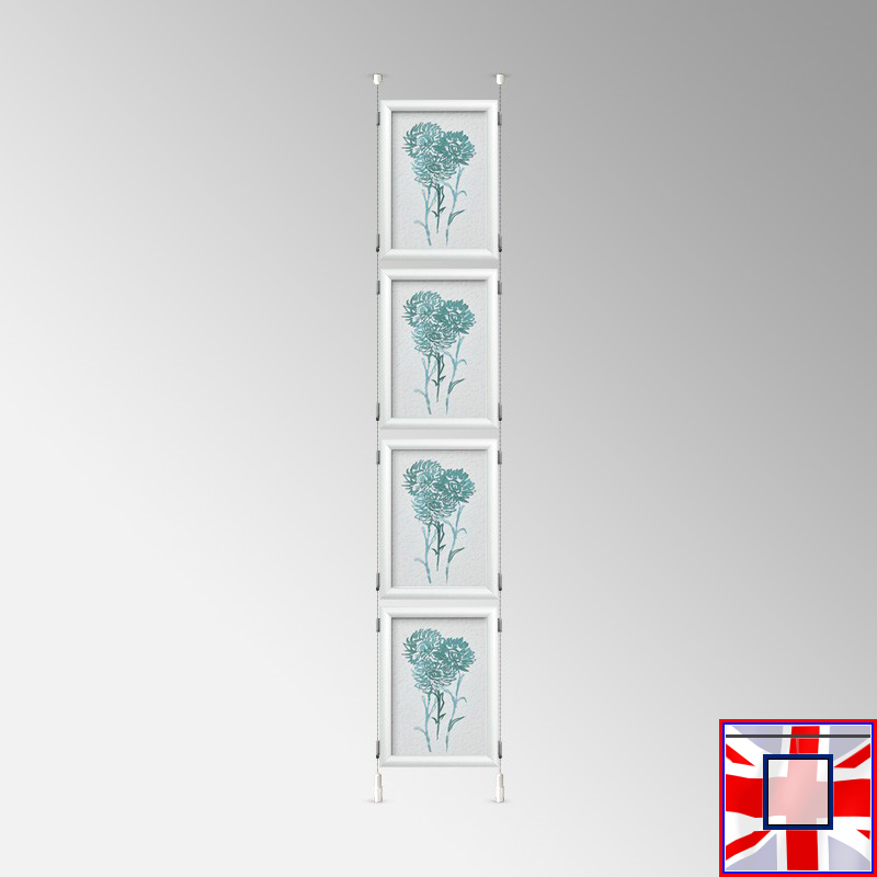 Ceiling to Floor Kit - Click Frame & Double-Sided Cables Set