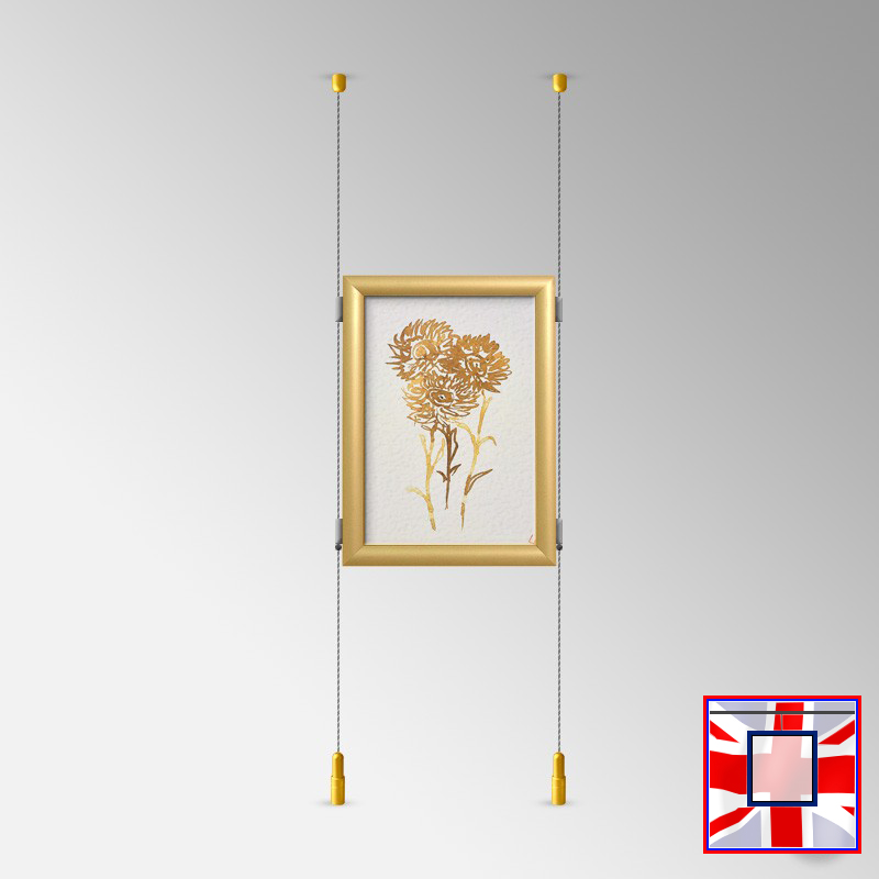 Click Frame Double-Sided & Cables Kit – Ceiling to Floor Set