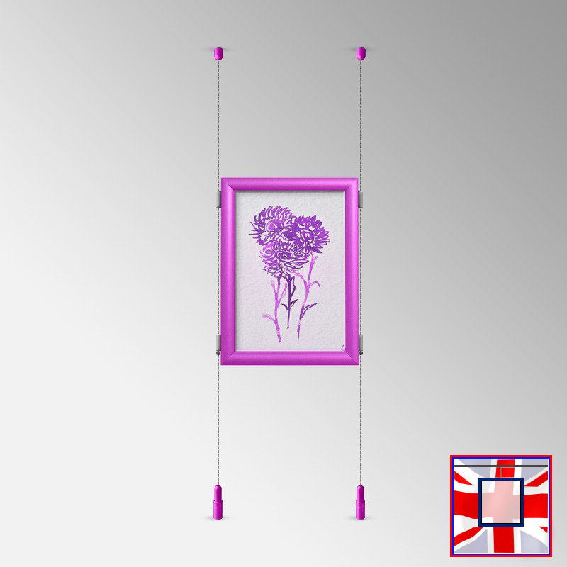 Click Frame Double-Sided & Cables Kit – Ceiling to Floor Set