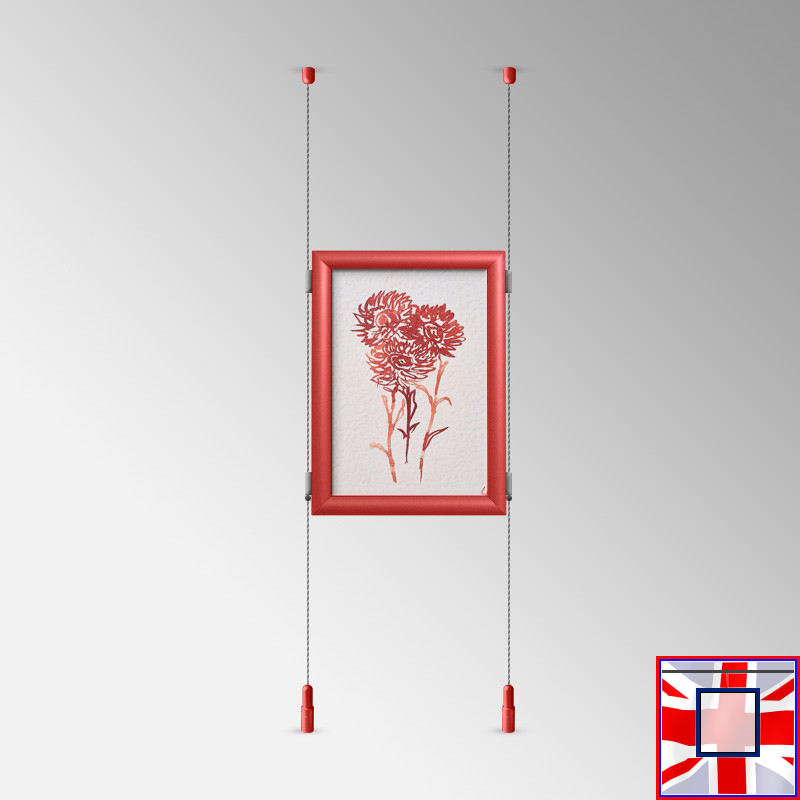 Ceiling to Floor Kit - Click Frame & Double-Sided Cables Set