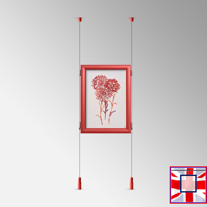 Click Frame Double-Sided & Cables Kit – Ceiling to Floor Set