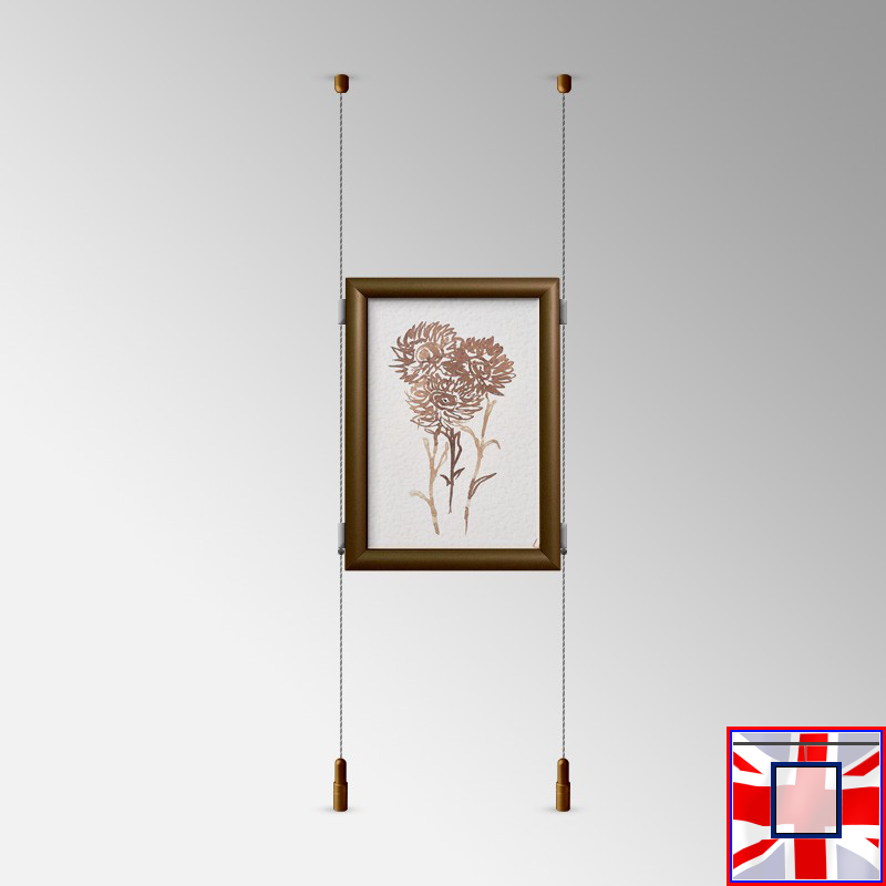Ceiling to Floor Kit - Click Frame & Double-Sided Cables Set