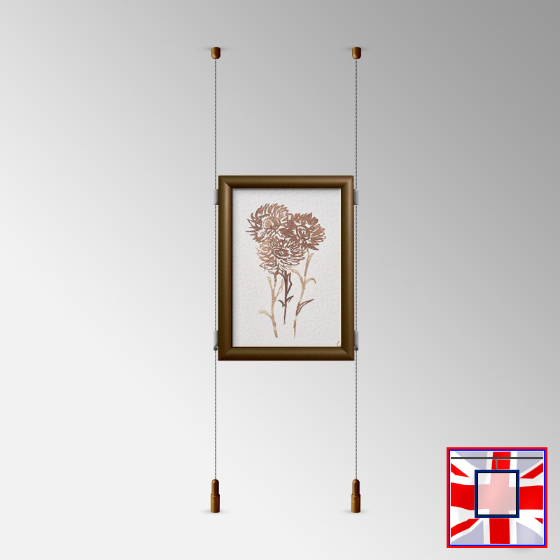 Click Frame Double-Sided & Cables Kit – Ceiling to Floor Set