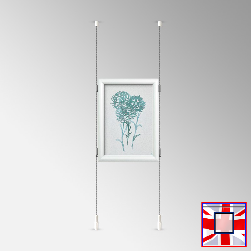 Click Frame Double-Sided & Cables Kit – Ceiling to Floor Set