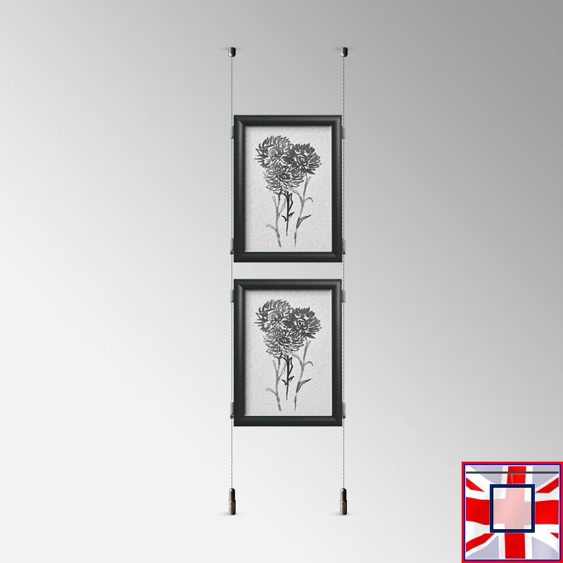 Ceiling to Floor Kit - Click Frame & Double-Sided Cables Set