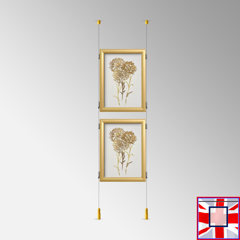 Ceiling to Floor Kit - Click Frame & Double-Sided Cables Set