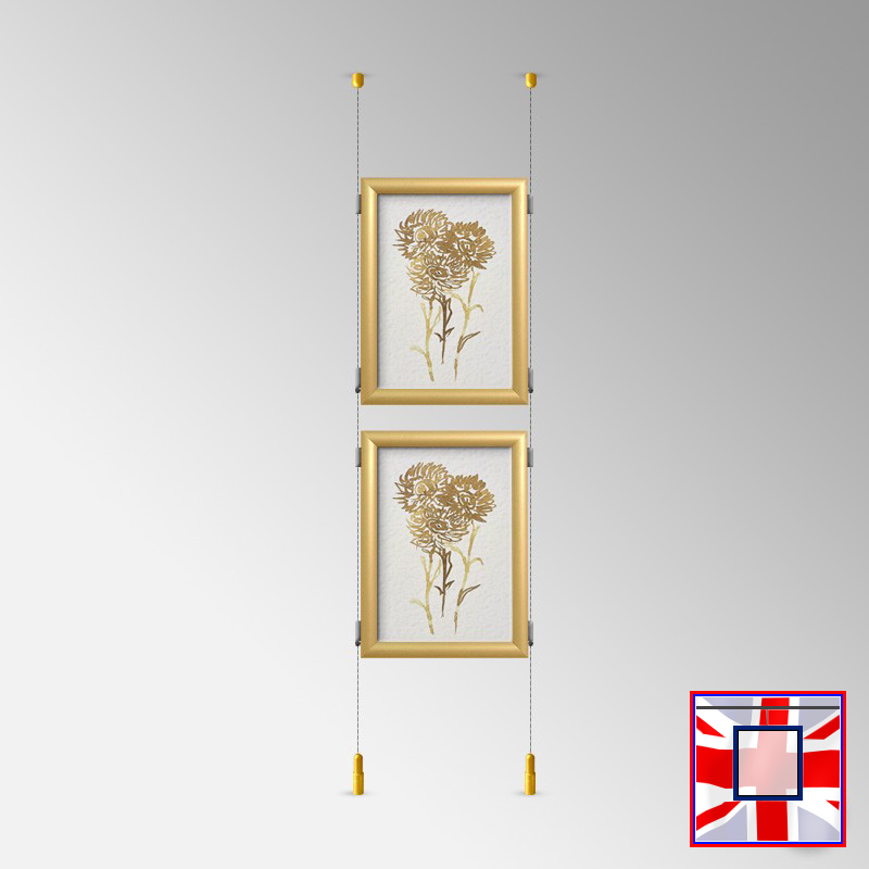Click Frame Double-Sided & Cables Kit – Ceiling to Floor Set