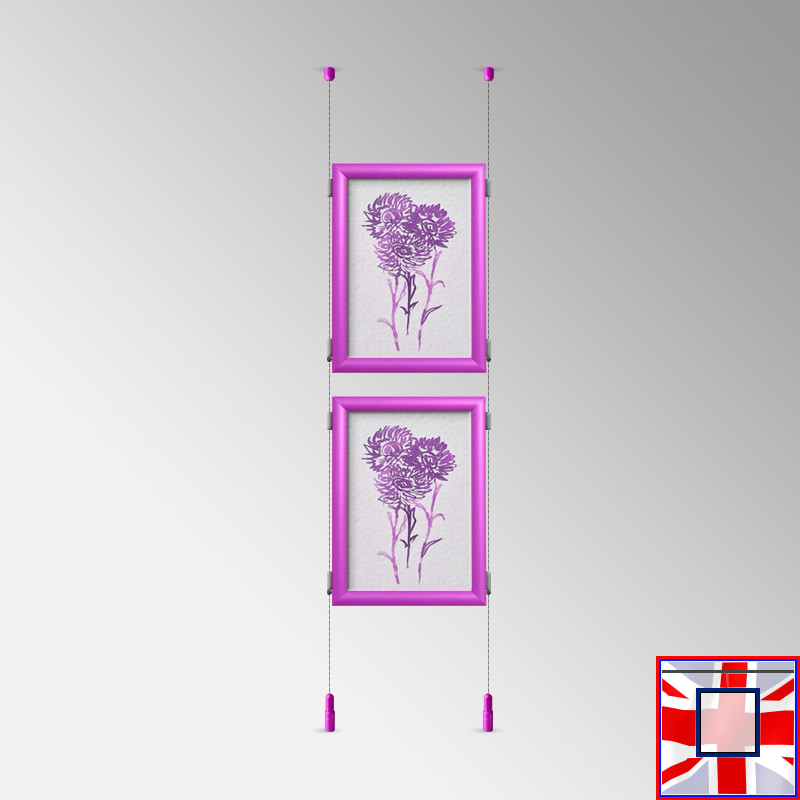 Ceiling to Floor Kit - Click Frame & Double-Sided Cables Set