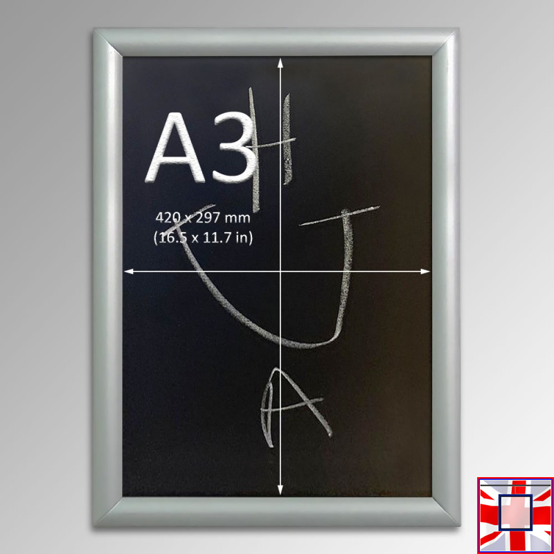White Fixed Chain Chalkboard Hanging Kit (Ceiling-to-Floor)