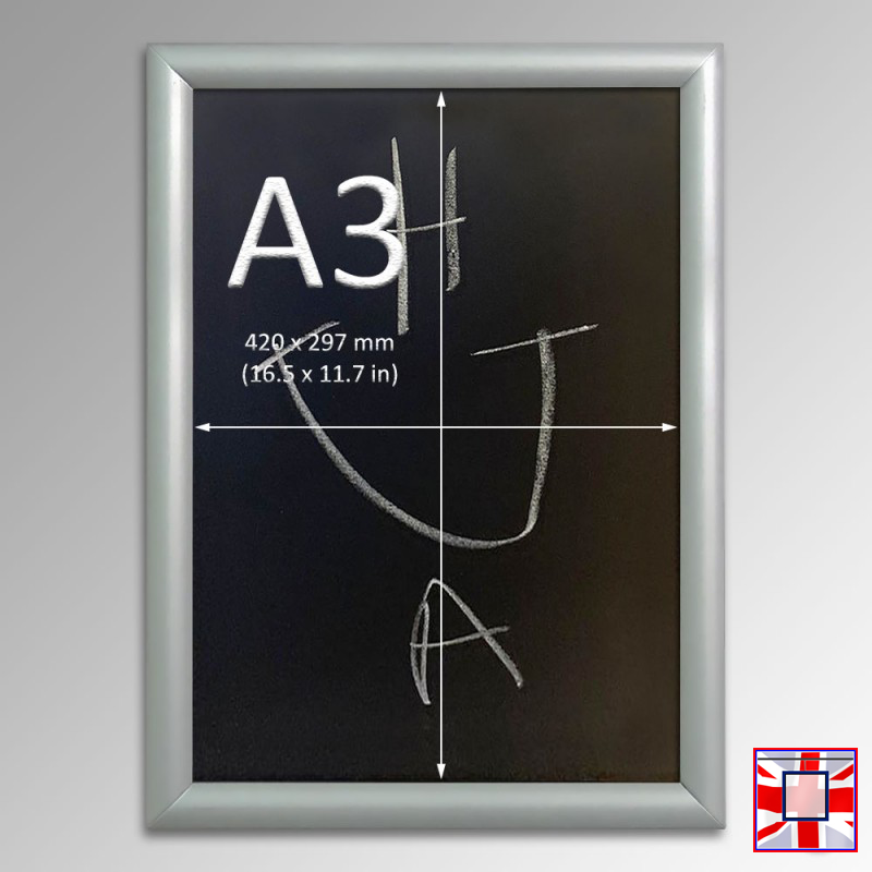 White Framed Kit Hanging Chalkboard